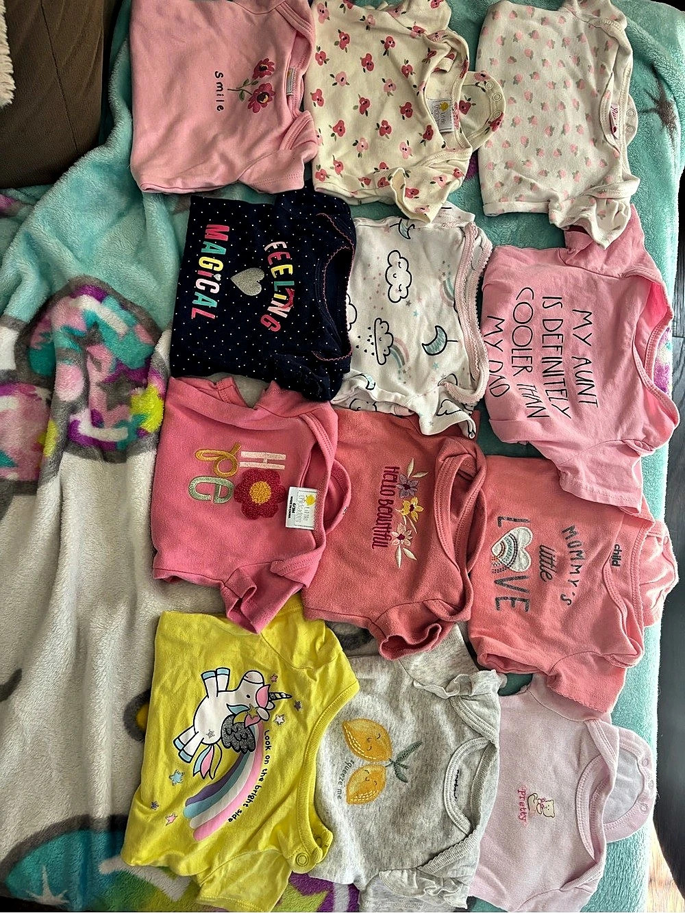 Kids Short Sleeve onesies Lot
